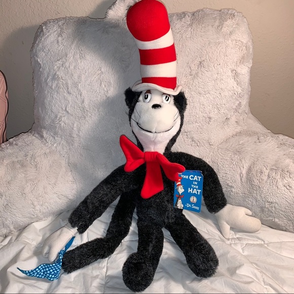 cat in the hat stuffed animal